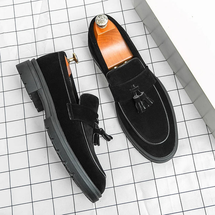 Hot Selling Soft Soled Comfortable Loafers Europe America Massage Soles Men's Commuting Work Shoes Party Men's Formal Shoes