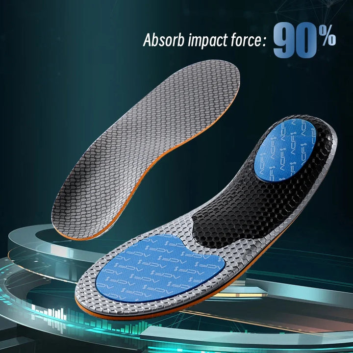 Sports Orthopedic Insoles Anti-buffering 90% Cartilage ACF Breathable Flat Foot Arch Support Correction Shock Absorption Insoles