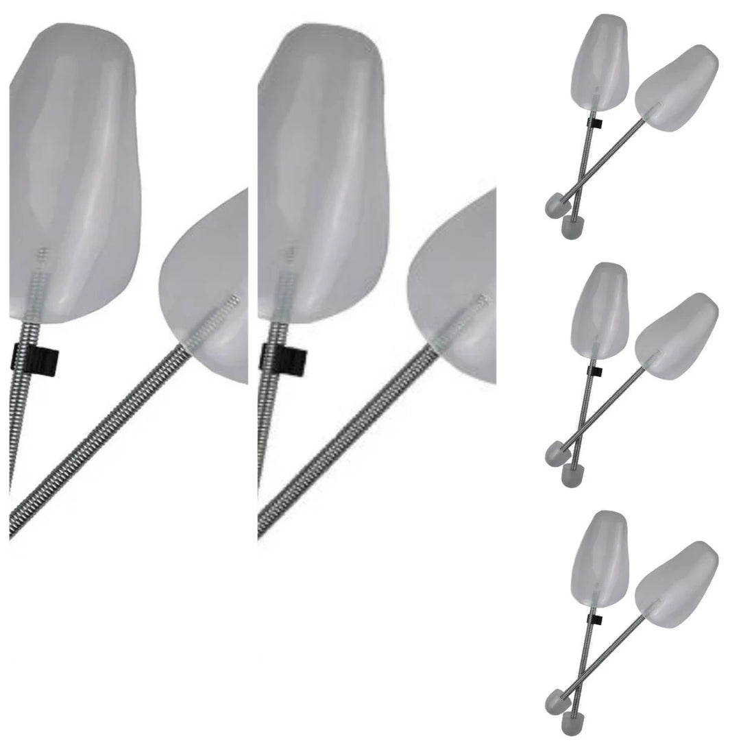 3/5 Pairs Shoe Stretcher Shoes Tree Shaper Rack Plastic Adjustable Length Men/Women Shoe Trees Stretcher Boot Holder Organizers