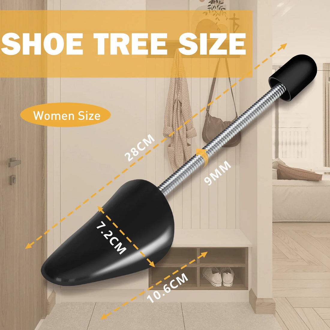 3/5 Pairs Shoe Stretcher Shoes Tree Shaper Rack Plastic Adjustable Length Men/Women Shoe Trees Stretcher Boot Holder Organizers