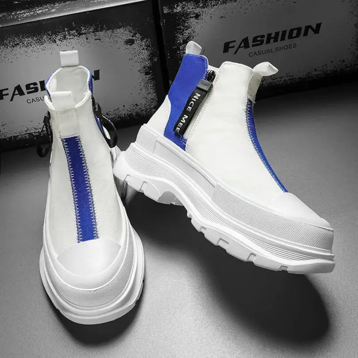 2023 Men high gang Sneakers Casual Light Comfortable Skateboard Shoes Walking Flats  Autumn Trend Platform Man Vulcanize Shoes
