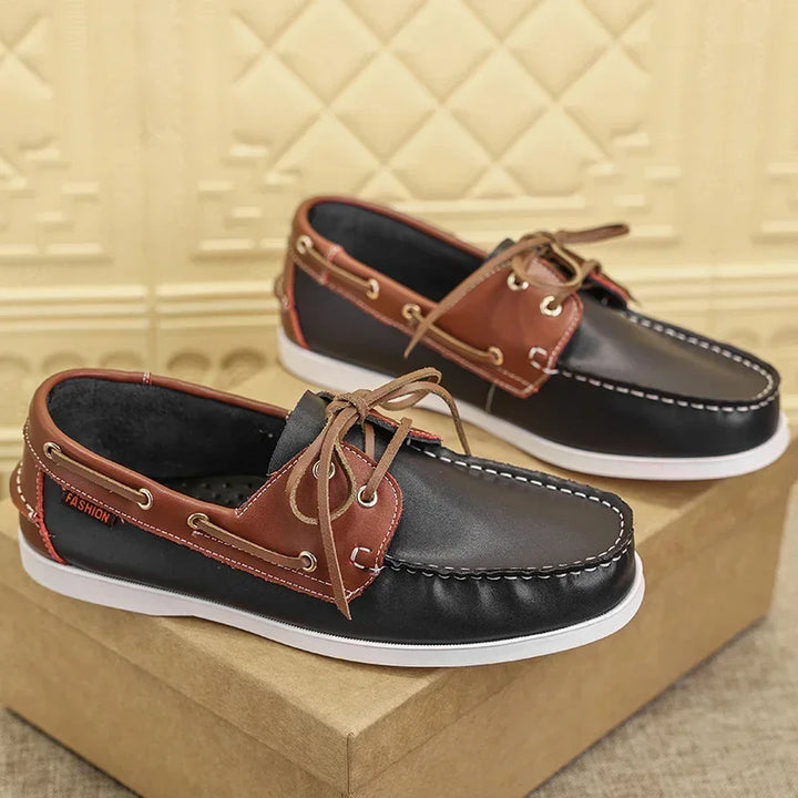 Summer Luxury Brand Men's Casual Shoes High Quality Leather Designer Men Loafers Soft Comfortable Business Shoes Formal Footwear