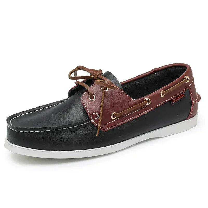 Summer Luxury Brand Men's Casual Shoes High Quality Leather Designer Men Loafers Soft Comfortable Business Shoes Formal Footwear