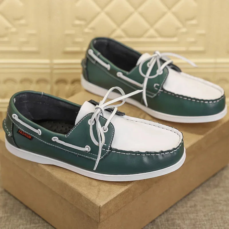 Summer Luxury Brand Men's Casual Shoes High Quality Leather Designer Men Loafers Soft Comfortable Business Shoes Formal Footwear