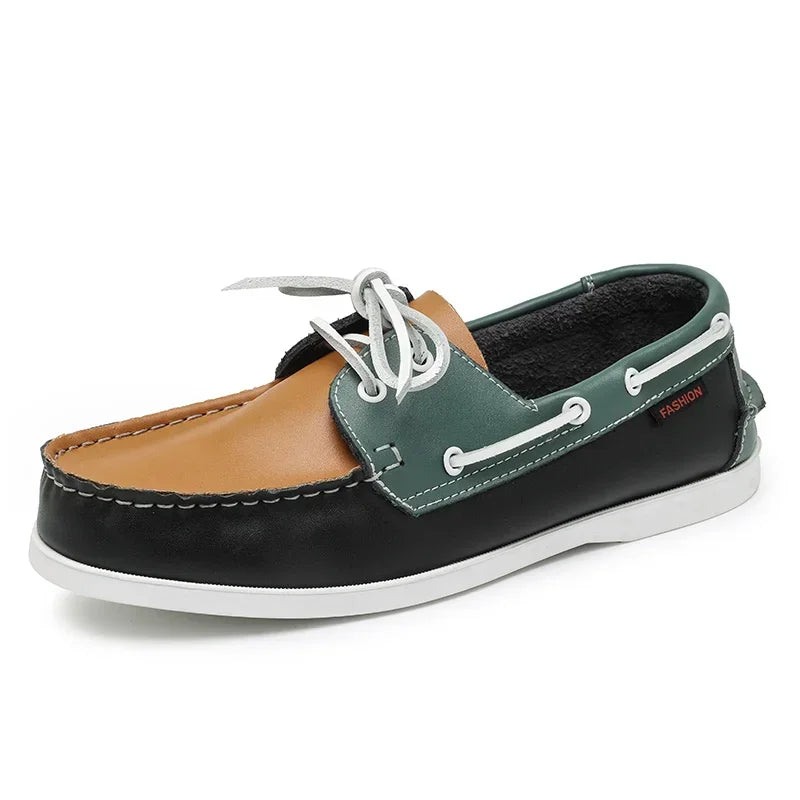 Summer Luxury Brand Men's Casual Shoes High Quality Leather Designer Men Loafers Soft Comfortable Business Shoes Formal Footwear