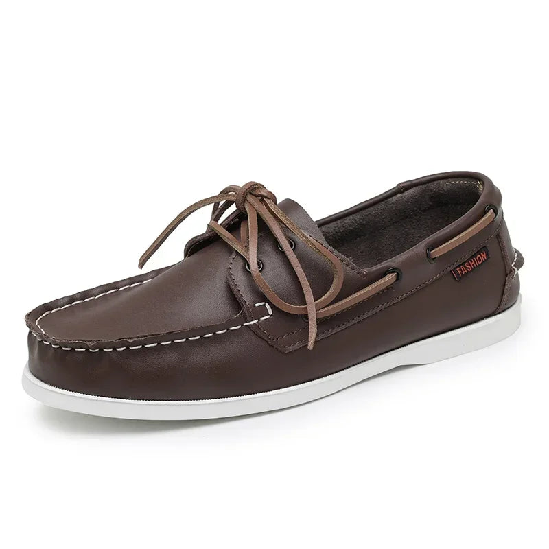 Summer Luxury Brand Men's Casual Shoes High Quality Leather Designer Men Loafers Soft Comfortable Business Shoes Formal Footwear