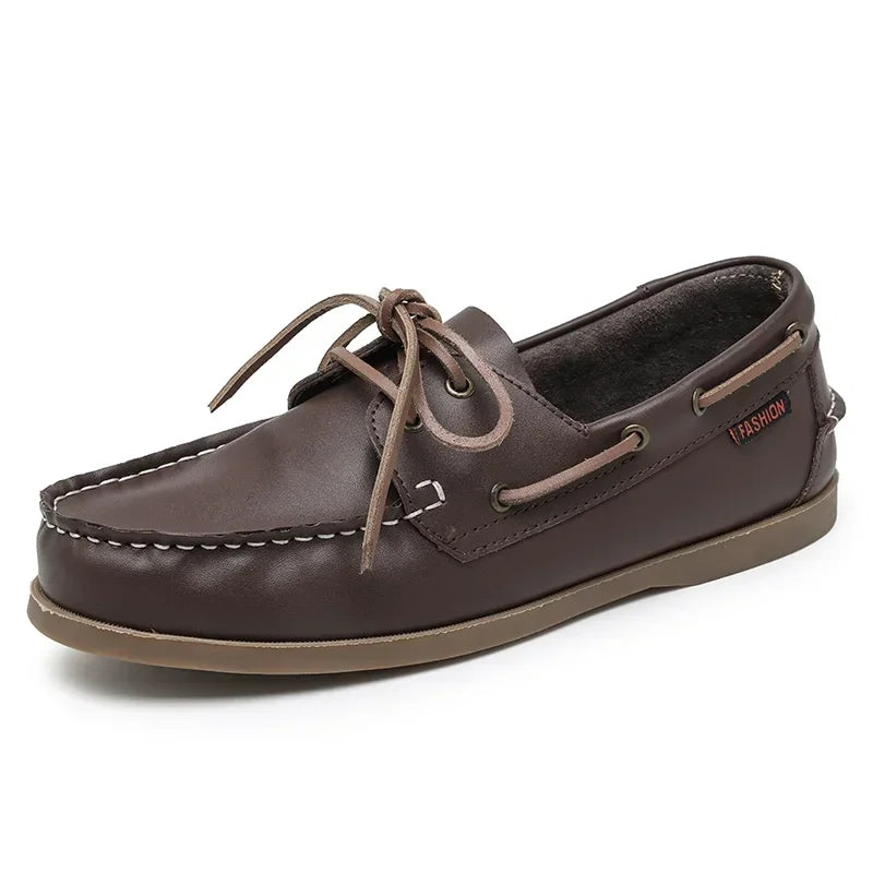 Summer Luxury Brand Men's Casual Shoes High Quality Leather Designer Men Loafers Soft Comfortable Business Shoes Formal Footwear