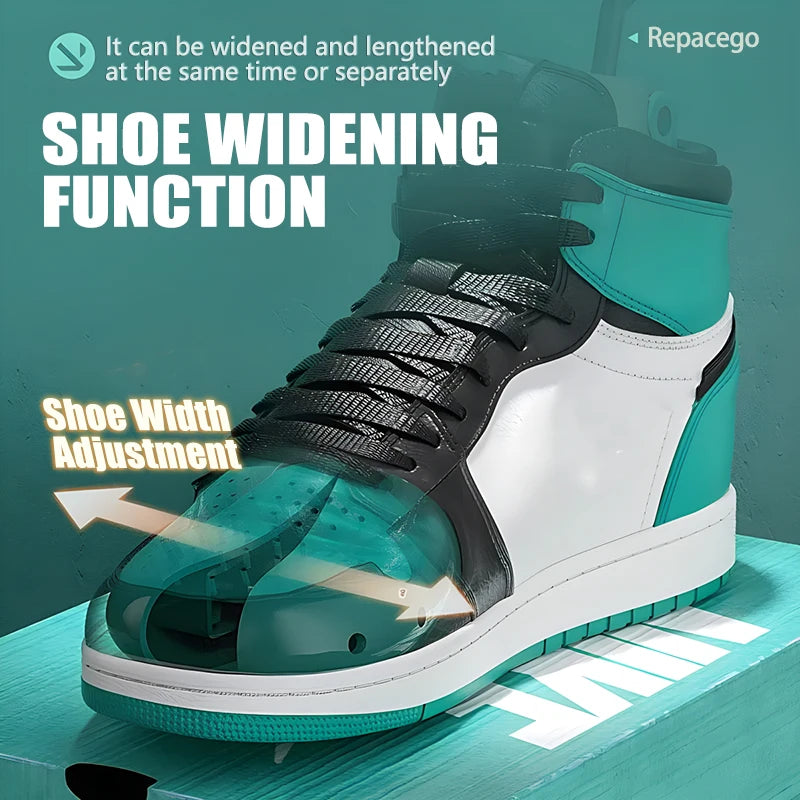 Repacego 2Pcs Shoe Stretcher Shoe Trees Universal Unisex Women Men Adjustable Length Width high top Expander Extender Keeper